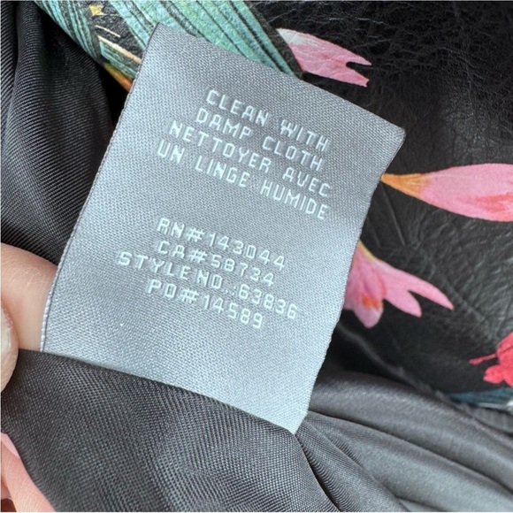 EUC Bagatelle Floral Moto Jacket - Picture 11 of 12